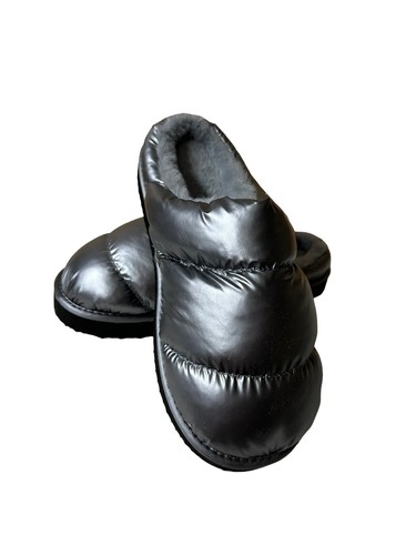Womens Slippers Puffy Non Slip Memory Warm Fax Fur In/Outdoor Water Resistant - Picture 12 of 13