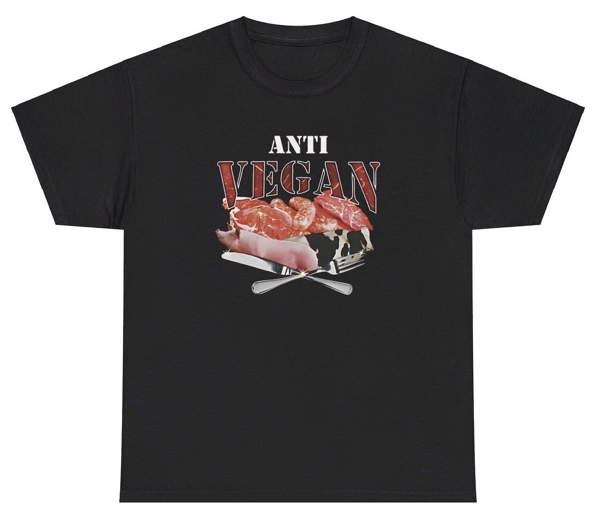 Vegan T-Shirt - Animal Are Not Food Vegan Diet Fan Tee Vegan T-Shirt - Animal Are Not Food Vegan Diet Fan Tee