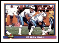 1991 Bowman #180 Warren Moon OILERS