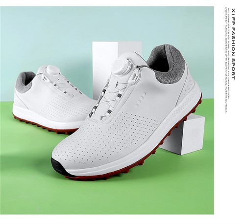 Zapatos de golf transpirables para hombre cómodos al aire libre antideslizantes impermeables zapatos para caminar - Imagen 18 de 25