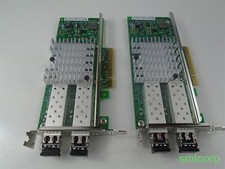 Lot of 2 Oracle 7051223 10GB Dual Port Ethernet SFP LP Low Profile w/10GB SFP's