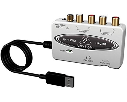 Behringer U-PHONO UFO202 Audio interface built-in cable NEW from Japan - Picture 1 of 6