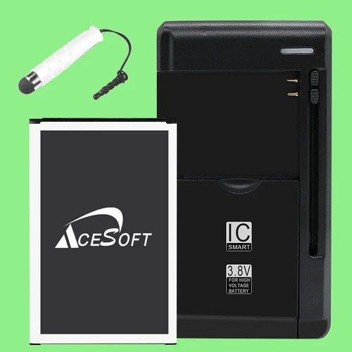 Large Capacity AceSoft 3960mAh Battery + AC/USB Charger for LG Volt 2 LS751 USA
