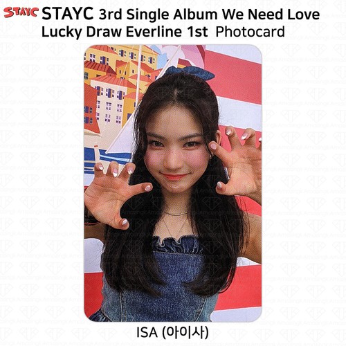 StayC 3rd Single Album We Need Love Photocard Lucky Draw Apple Everline Withmuu - Picture 29 of 95