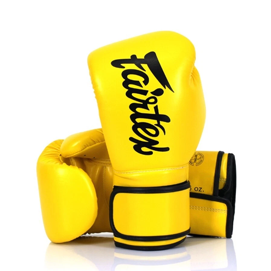 Fairtex Yellow Adult Unisex Boxing Gloves for sale | eBay