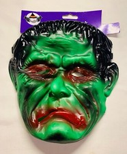 Scary Frankenstein Halloween Mask Costume Cosplay Elastic NWT. B5