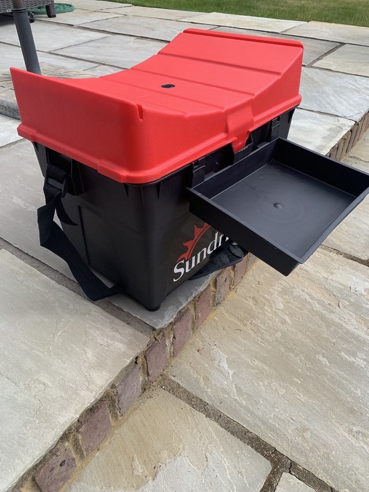 Sundridge fishing tackle seat box eBay