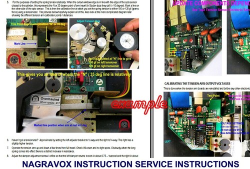 Studer A810 Full Mechanical Overhaul and Service Kit - Bild 3 von 7