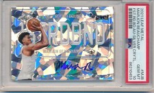 2021 LEAF METAL MARJON BEAUCHAMP FIRST ROUND BOUND SILVER CRYSTAL AUTO PSA 10