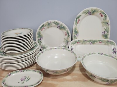 Pfaltzgraff USA Jamberry Stoneware Dinnerware Set ---PICK---