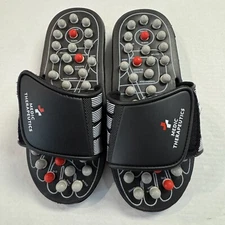Medic therapeutics Deep Tissue Foot Massage Slippers Sz 10 Reflexology New NIB