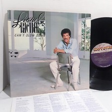 Lionel Richie Cant Slow Down 1983 VINYL Motown Gatefold LP w/Lyric Sleeve 