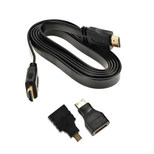 1080P HDMI Cable Cord &HDMI to Mini & Micro Adaptor Set for Android Tablet PC TV