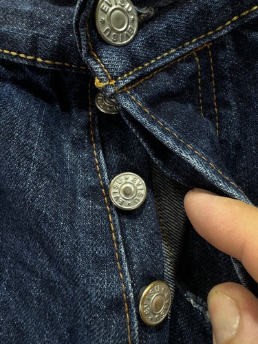 Rare EVISU Denim Jeans Selvedge Mens Size 32 - Picture 4 of 24