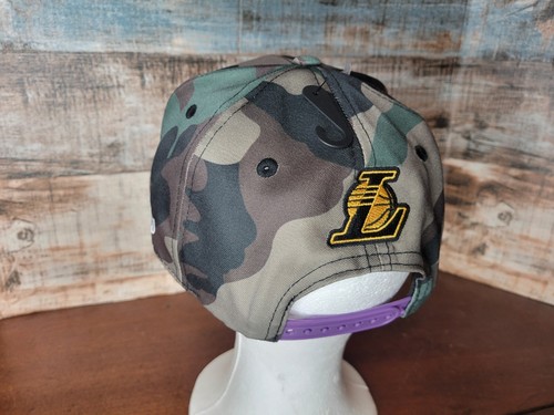 Los Angeles Lakers Camo Snapback Ultra Game Unisex Hat - One Size - MSRP $40 - Picture 4 of 8