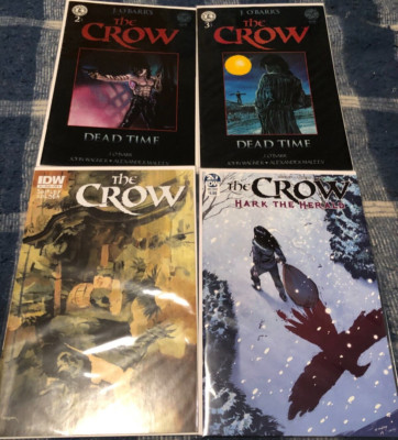 lot of4Crow: Dead Time 1st print, 2&3, Death & Rebirth #1A & Hark the Herald, BN