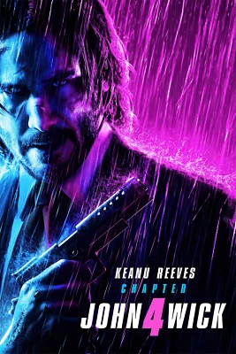 John Wick 4 Movie Poster Fan Gift