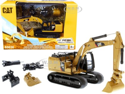 #ad CAT CATERPILLAR 320F HYDRAULIC EXCAVATOR W WORK TOOLS 1 64 DIECAST MASTERS 85636 $34.99