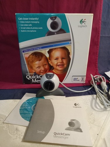 Vintage Logitech Quickcam Messenger...UNTESTED...AS IS...