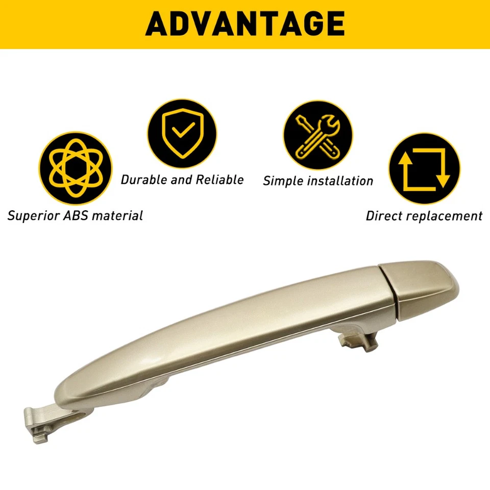 Para 04-10 Toyota Sienna Exterior Manija Corredera Puerta Izquierda Derecha Trasera EOJ Foto 2 de 4