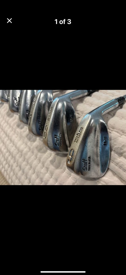 Lâminas de turnê clássicas Wilson Staff FG17 - Imagem 3 de 3