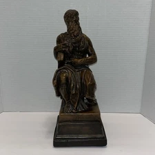Rare Vintage Fabbri Art Studio Co. San Francisco Mose Michelangelo Statue