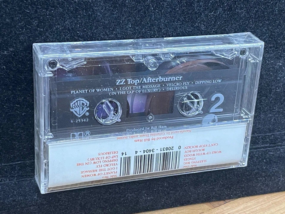 ZZ Top Afterburner Sealed 1985 Warner Brothers Cassette *NEW* - Image 2 of 4