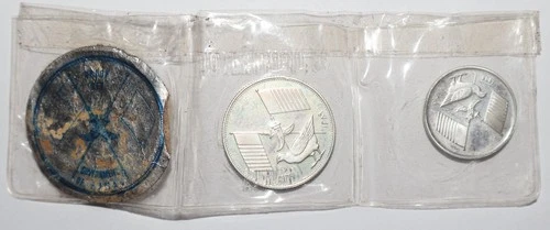 1969 UAE Ajman Ras Al Khaimah 3 pc Silver Proof Set
