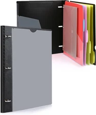 Telescoping Project Organizer, Refillable Binder with Dividers and Pockets, 13 P