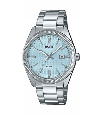 Wristwatch CASIO MTP-1302PE-2AVEF Stainless Steel Light Blue