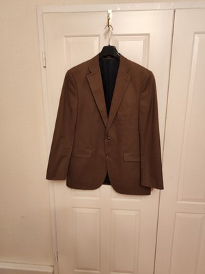 Barbour Sakko Herren Business Jacket  Gr. 52, Cognac, Baumwolle 