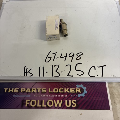 (1) NOS AV-722  PCV Valve Standard, Genuine Brand New Vintage Unbranded