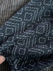 Matilda Jane-435 Gray Waffle Knit Top W/ Geometric Print Sleeves, Size 8 — photo 3