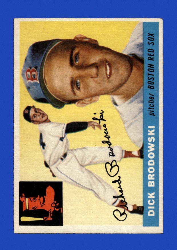 1955 Topps Set-Break #171 Dick Brodowski VG-VGEX *GMCARDS*