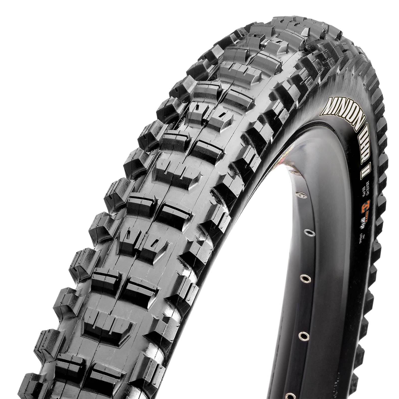 Maxxis 120TPI MaxxTerra Minion DHR II Tyre 29 x 2.4 Folding - Black (29x2.4'')
