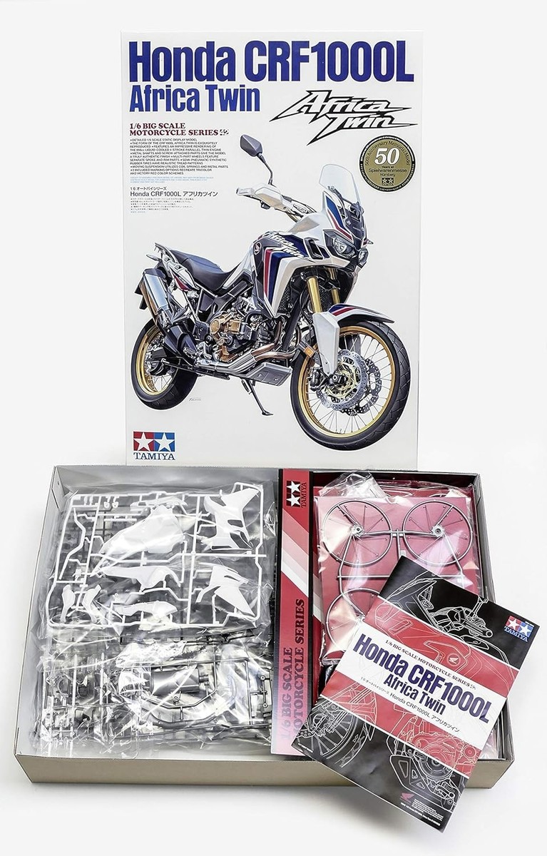 Tamiya 1/6 Scale Honda CRF1000L Africa Twin Enduro Model Bike Kit