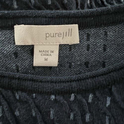 J Jill Pure Jill Women’s Blouse Medium Crinkle - Picture 3 of 5