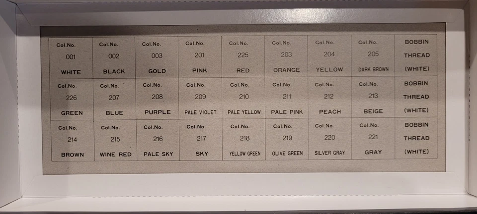 NEW Janome Embroidery Thread 27 piece SEALED - Image 2 of 3