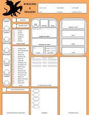8.5x11 DND Campaign Character Sheet Notebook:...