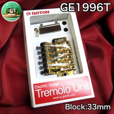 Gotoh GE1996T Floyd Rose Licensed Tremolo Bridge 33mm Block Gold Unit NEW JP