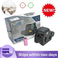 553 Military,Tactical Red Green Dot Sight Reflex Scope for 20mm Rail Mount