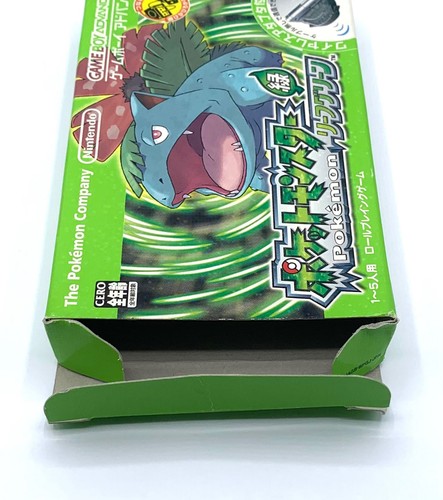 Pokemon Leaf Green Japanese GameBoy Advance Authentic GBA Boxed Wireless adapter - Picture 10 of 13