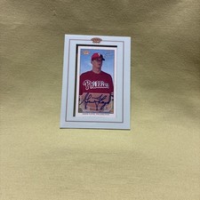 2002 Topps 206 Gavin Floyd #TA-GF Framed Signature Auto Philadelphia Phillies🔥