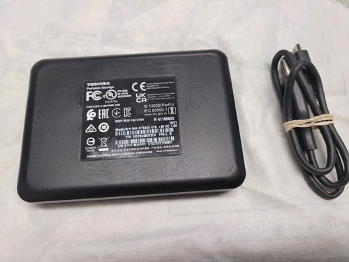Toshiba 4TB Canvio Basics Portable External Hard Drive USB 3.2 Gen 1 Black - Photo 2/3