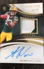 2025 Donruss Optic Savion Williams Base (RAW)