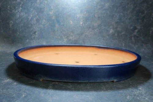 Genuine Japanese Bonsai pot "Yamafusa" from Tokoname.