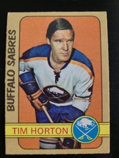 1972-73 O-PEE-CHEE OPC NHL Hockey #197 Tim Horton Buffalo Sabres