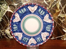 CORSO DE FIORI Italy - sch&ouml;ner Teller 22cm Vogel / Huhn Dekor