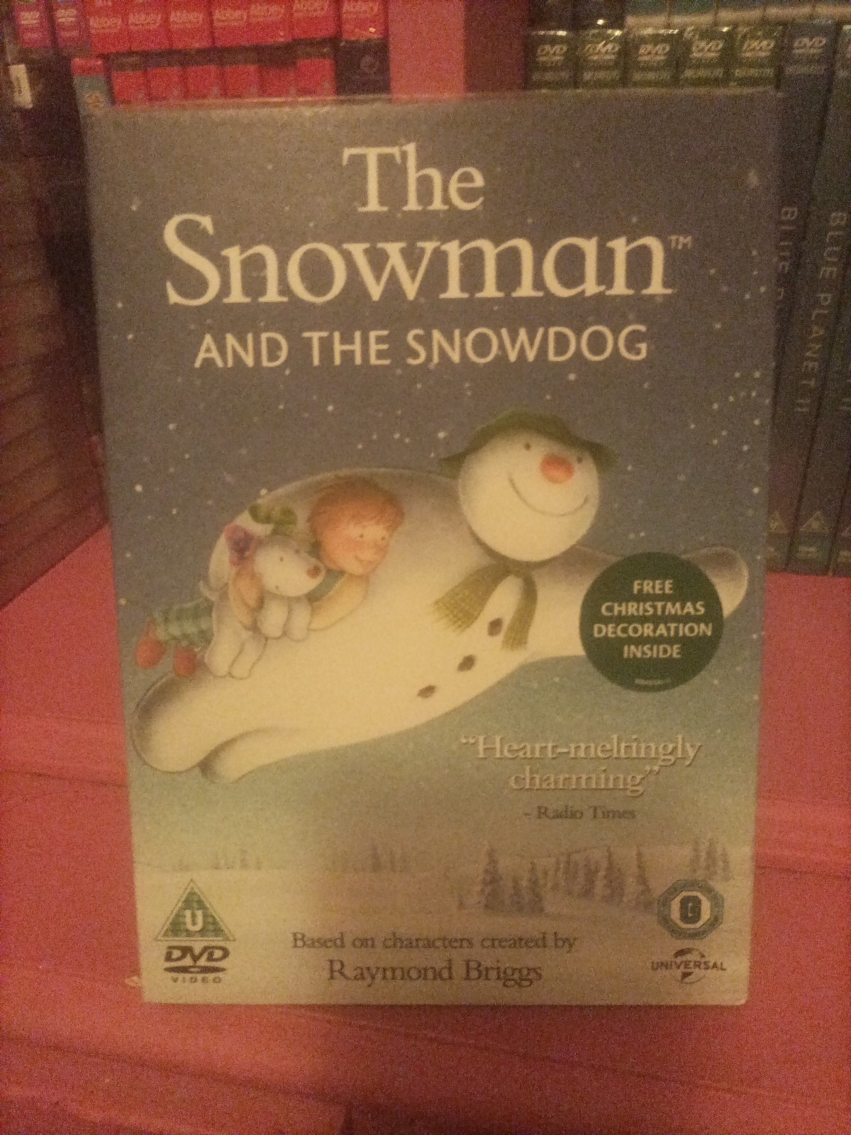 The Snowman and the Snowdog (Free Xmas Decoration Inside ) DVD