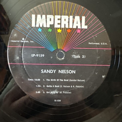 Sandy Nelson / Let There Be Drums LP Imperial 9159 Mono - Foto 4 di 5